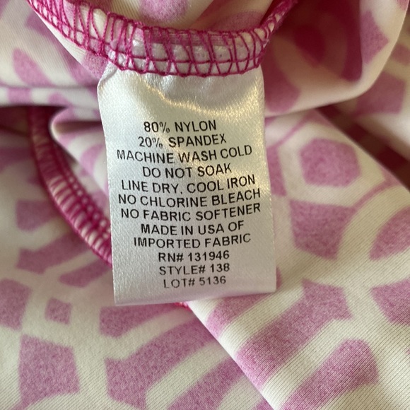 Jude Connally Patty Pink White Orange Geometric Mini Slip Dress - S - Picture 10 of 10